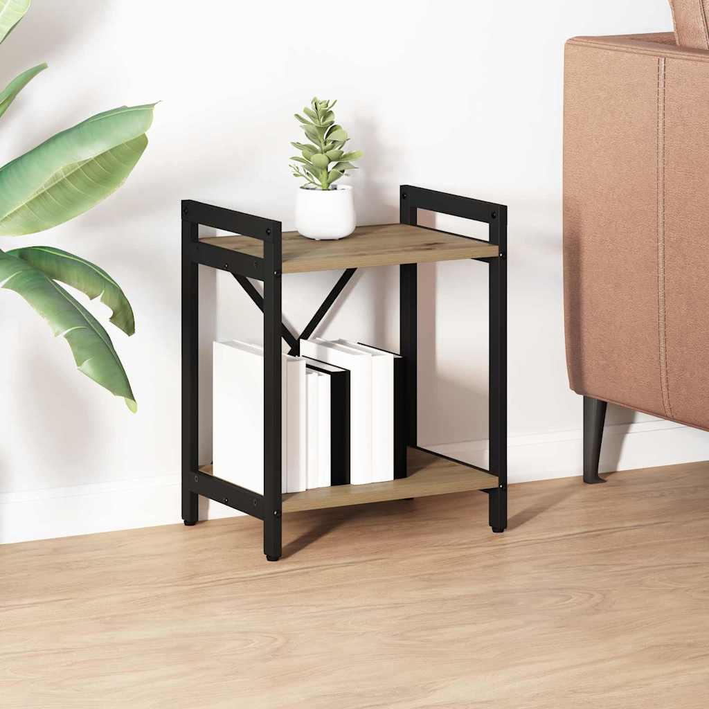 Boekenkast Artisan Eiken 40 x 30 x 50 cm Bewerkt hout is nu te koop bij PeponiXL, paradijselijk wonen!