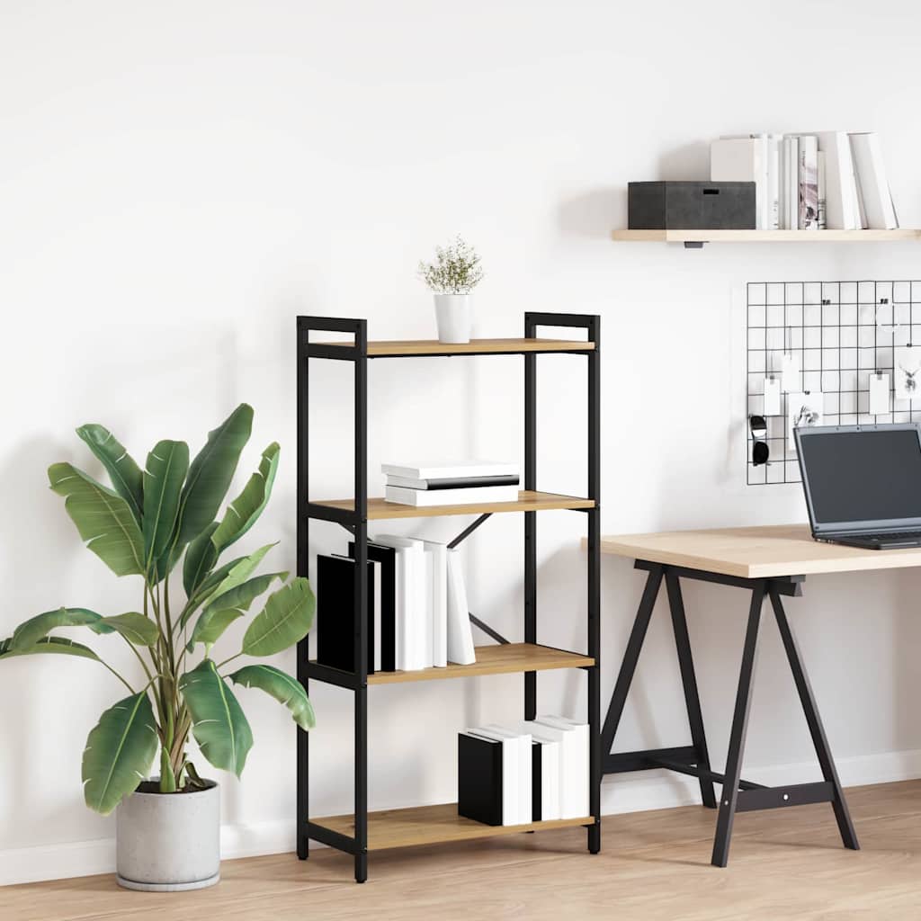 Boekenkast Artisan Eiken 60 x 30 x 120 cm Bewerkt hout is nu te koop bij PeponiXL, paradijselijk wonen!