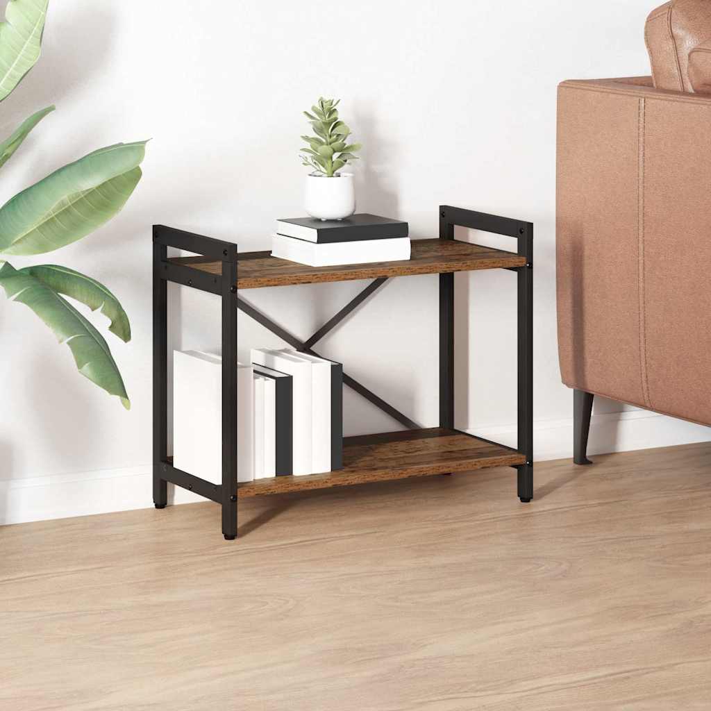 Boekenkast Oud hout 60 x 30 x 50 cm Bewerkt hout is nu te koop bij PeponiXL, paradijselijk wonen!