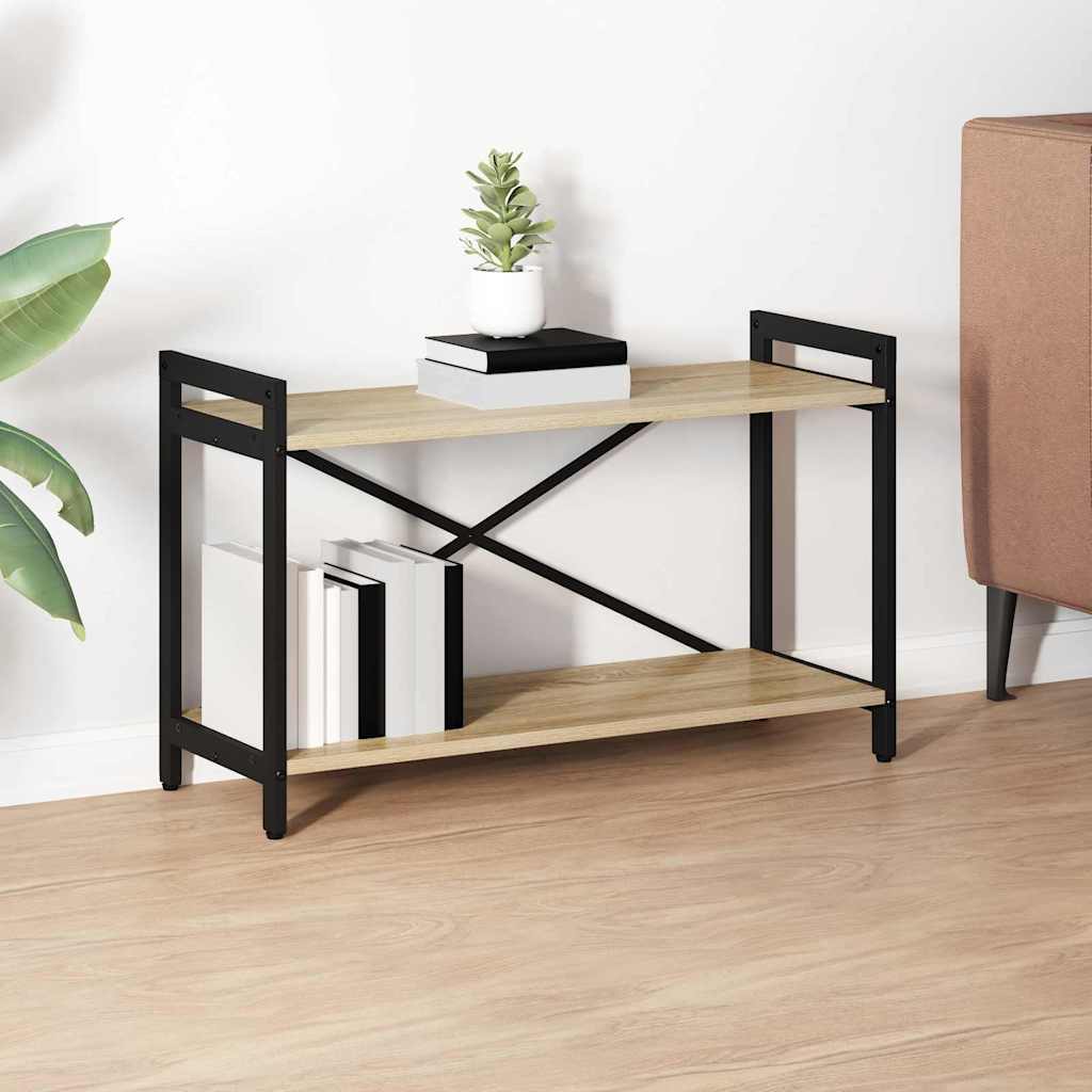 Boekenkast Sonoma Eiken 80 x 30 x 50 cm Bewerkt hout is nu te koop bij PeponiXL, paradijselijk wonen!