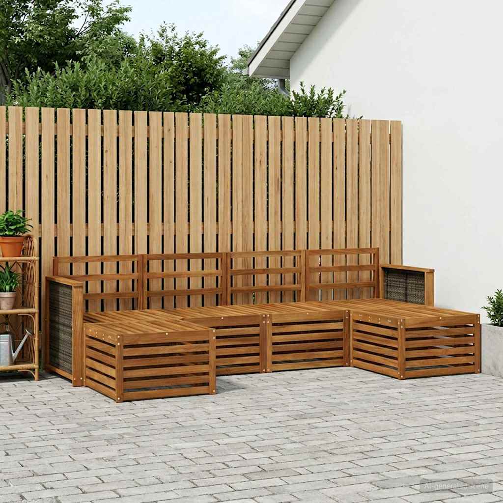 Sofa-Sets Massief Acaciahout is nu te koop bij PeponiXL, paradijselijk wonen!