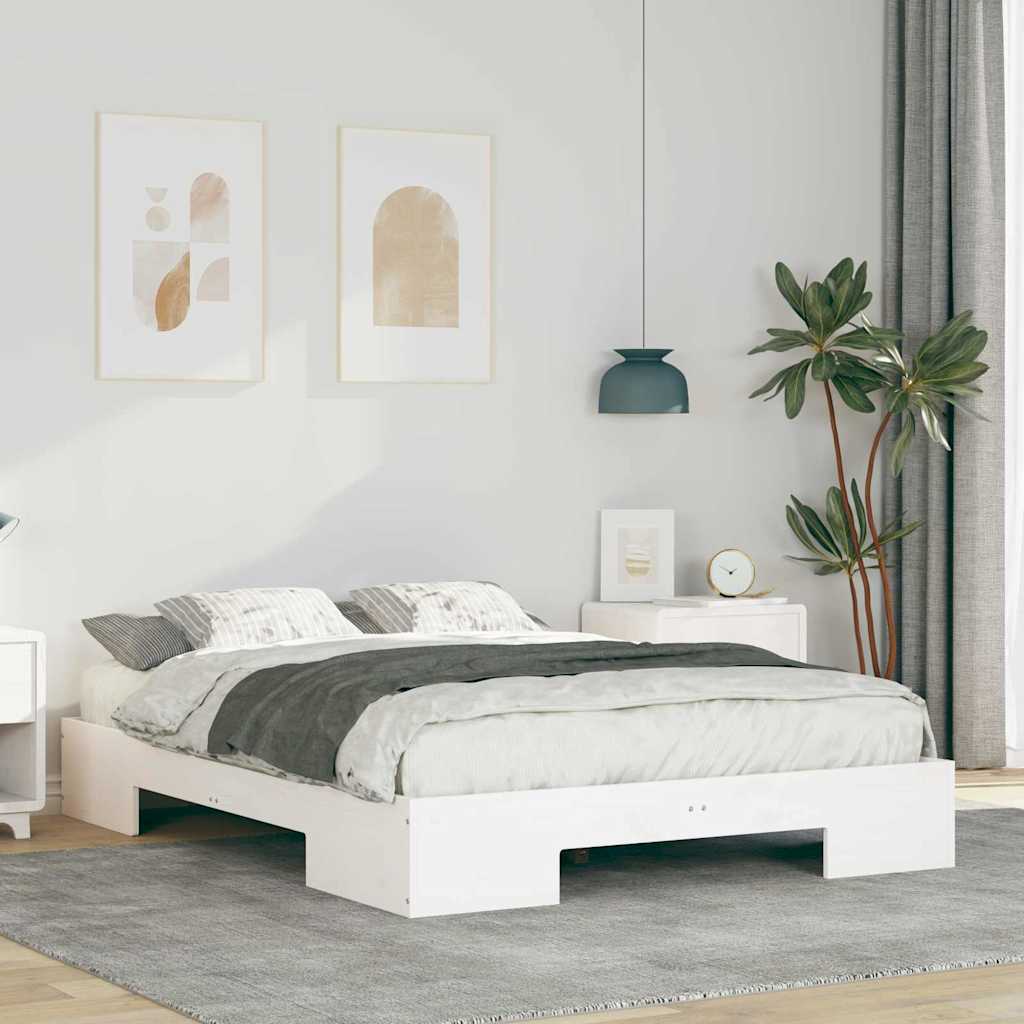 Bedframe Wit 140 x 190 cm is nu te koop bij PeponiXL, paradijselijk wonen!