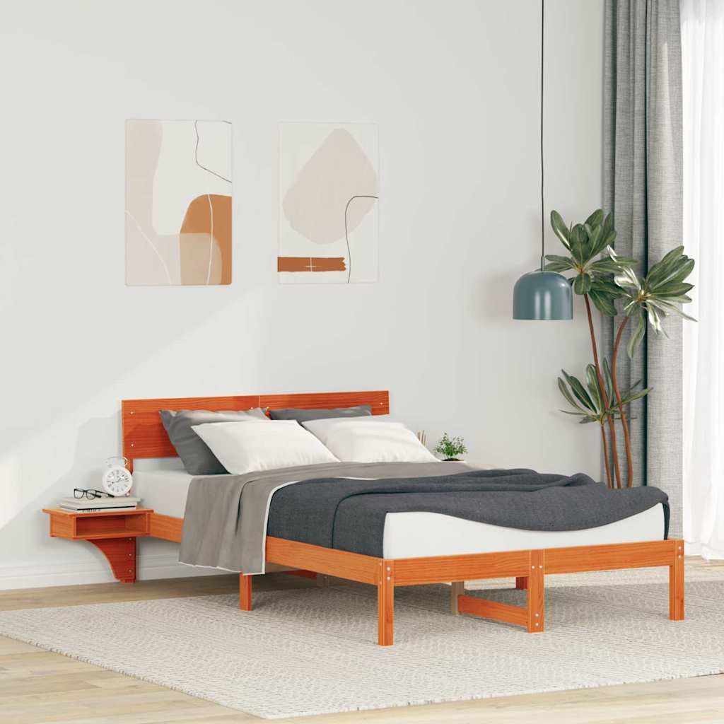 Bedframe Wasbruin 120 x 190 cm Massief grenenhout is nu te koop bij PeponiXL, paradijselijk wonen!