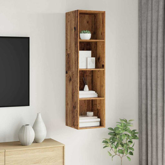 Tv-meubelset Oud Hout 37 x 37 x 142,5 cm Bewerkt hout is nu te koop bij PeponiXL, paradijselijk wonen!