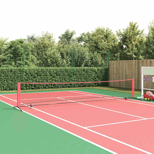Tennisnet Zwart en Rood 494,5 x 90 x 87 cm Polyester is nu te koop bij PeponiXL, paradijselijk wonen!