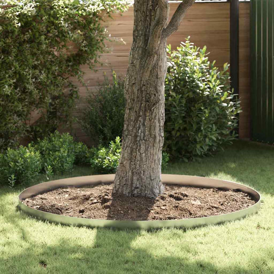 Tuinrand 4 pcs Zilver 450 x 0.05 x 15 cm Gegalvaniseerd staal is nu te koop bij PeponiXL, paradijselijk wonen!