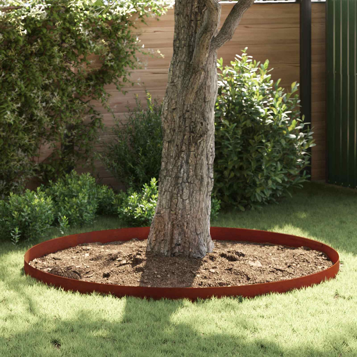 Tuinrand 4 pcs Roestig 450 x 0.05 x 15 cm Cortenstaal is nu te koop bij PeponiXL, paradijselijk wonen!