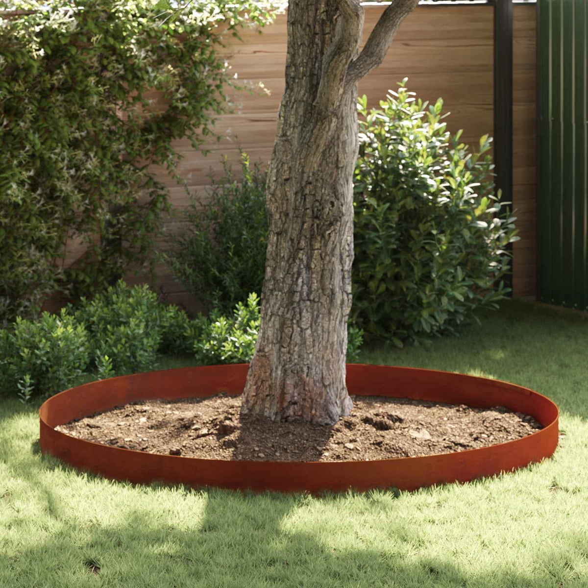 Tuinrand 4 pcs Roestig 450 x 0,05 x 20 cm Cortenstaal is nu te koop bij PeponiXL, paradijselijk wonen!