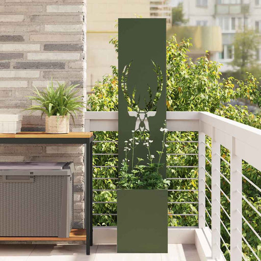 Tuin Privacy Screen Dierenprint Olijfgroen 32 x 32 x 150 cm is nu te koop bij PeponiXL, paradijselijk wonen!