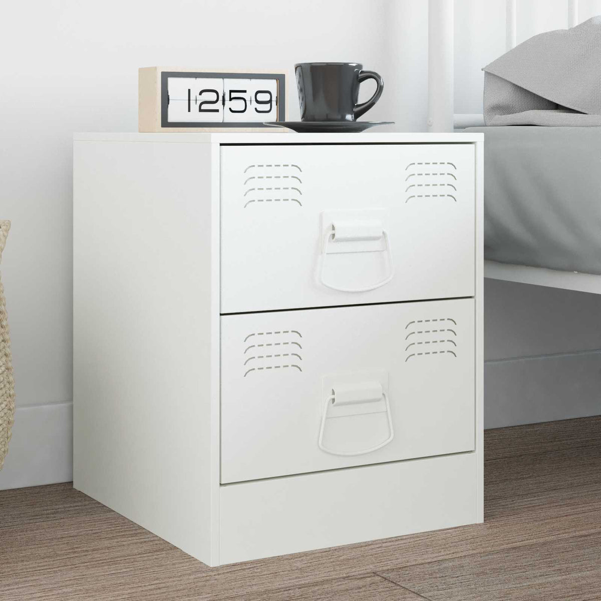 Kast Handvatten 2 pcs Wit 85 x 45 mm Metaal is nu te koop bij PeponiXL, paradijselijk wonen!