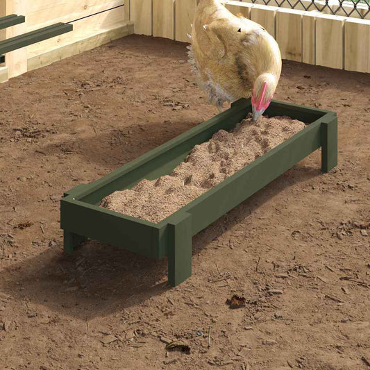 Kippen voederbak Olijf Groen 80 x 28 x 13.5 cm is nu te koop bij PeponiXL, paradijselijk wonen!
