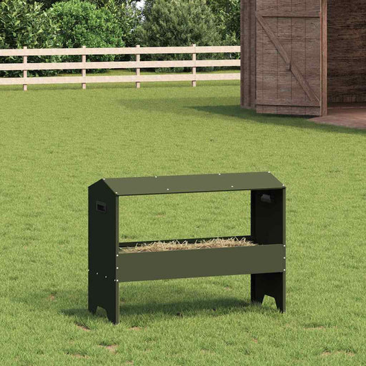 Voederbak voor vee Olijf Groen 79 x 35 x 62 cm is nu te koop bij PeponiXL, paradijselijk wonen!