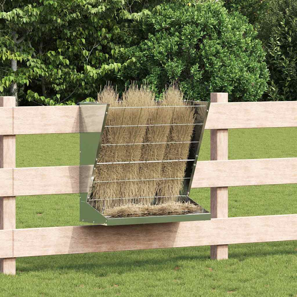 Hooi Feeder Zilver 71 x 33 x 70 cm Gegalvaniseerd staal is nu te koop bij PeponiXL, paradijselijk wonen!