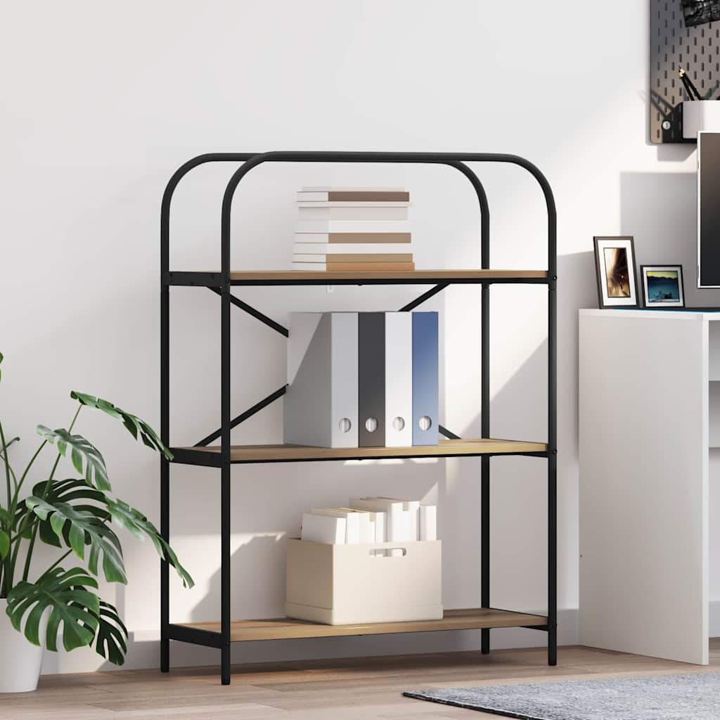 Boekenkast Artisan Eiken 80 x 30 x 109 cm Bewerkt hout is nu te koop bij PeponiXL, paradijselijk wonen!