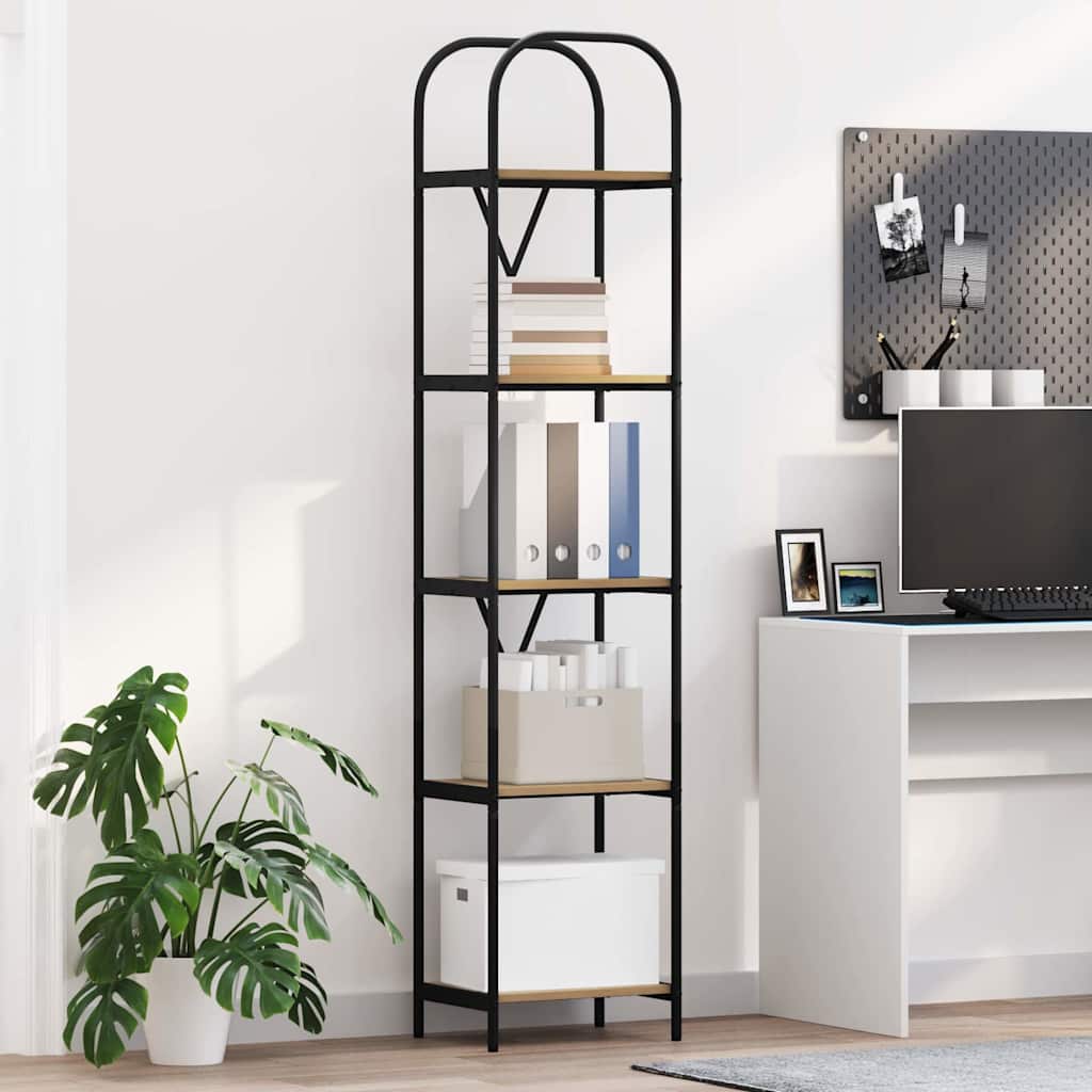 Boekenkast Artisan Eiken 40 x 30 x 183 cm Bewerkt hout is nu te koop bij PeponiXL, paradijselijk wonen!