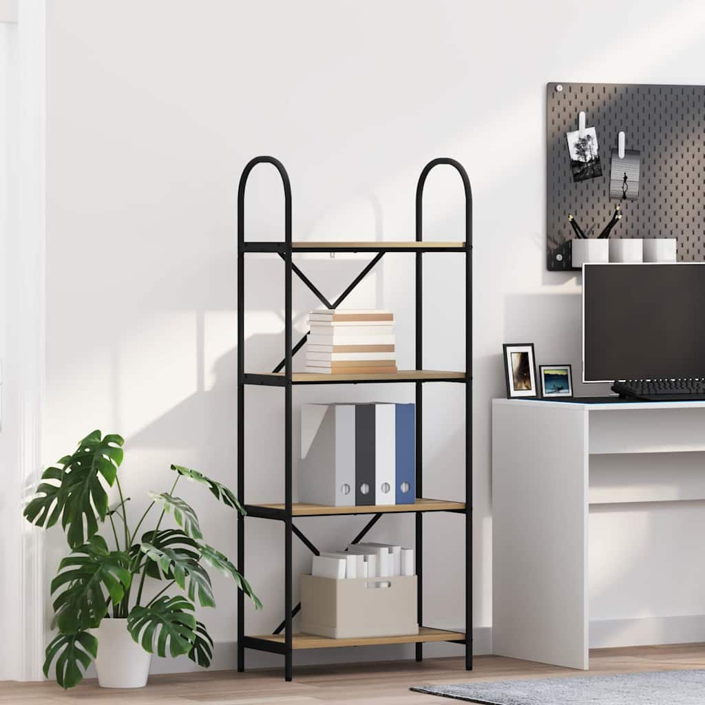 Boekenkast Artisan Eiken 60 x 30 x 146 cm Bewerkt hout is nu te koop bij PeponiXL, paradijselijk wonen!
