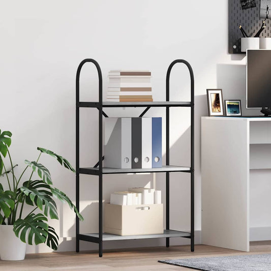Boekenkast Grijs Sonoma 60 x 30 x 109 cm Bewerkt hout is nu te koop bij PeponiXL, paradijselijk wonen!
