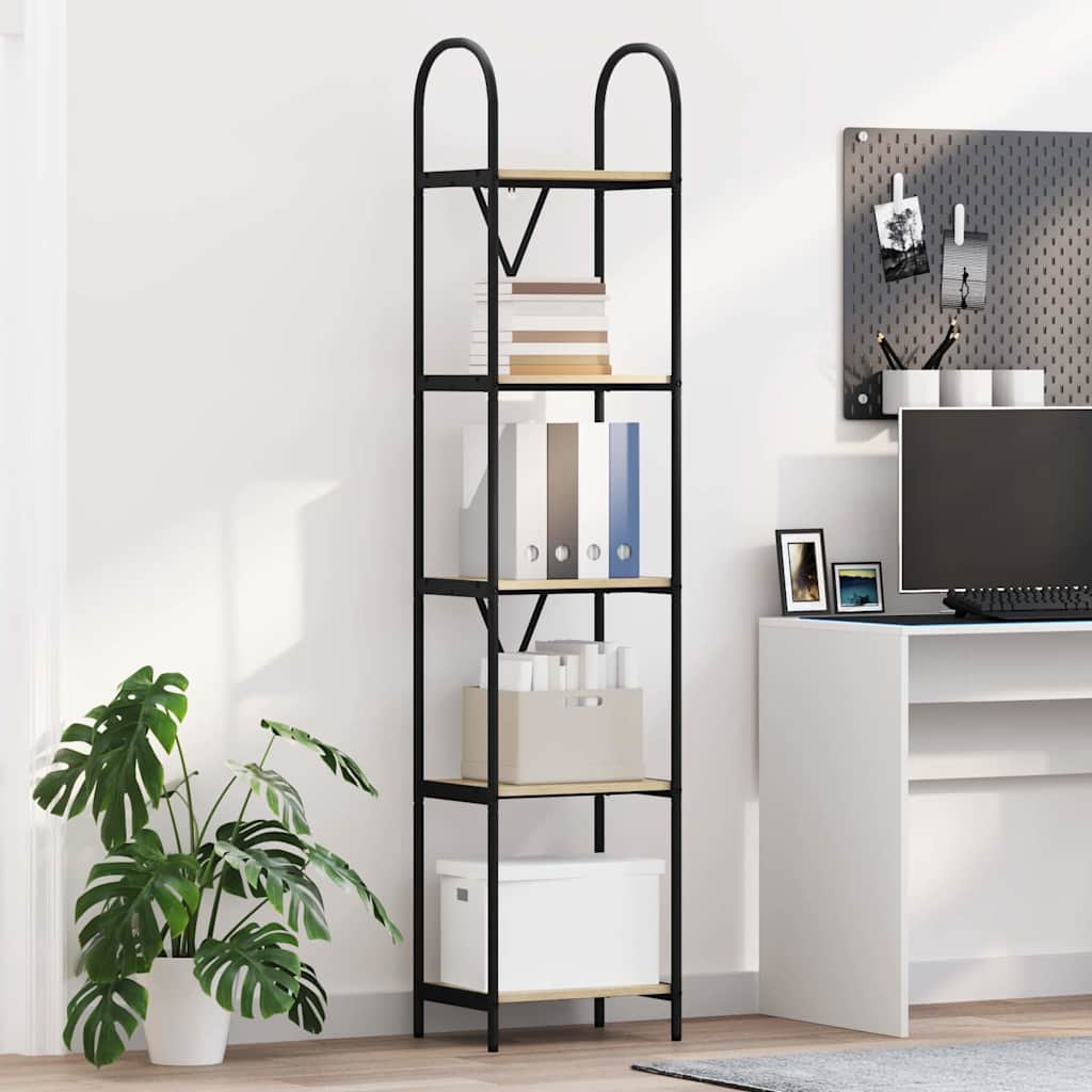 Boekenkast Sonoma Eiken 40 x 30 x 183 cm Bewerkt hout is nu te koop bij PeponiXL, paradijselijk wonen!