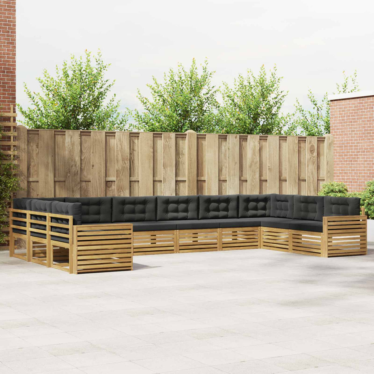 Sofa-Sets Massief Acaciahout is nu te koop bij PeponiXL, paradijselijk wonen!