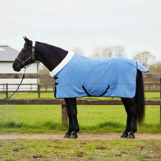 Paardendeken Volledige Aqua 135 cm Polar fleece is nu te koop bij PeponiXL, paradijselijk wonen!