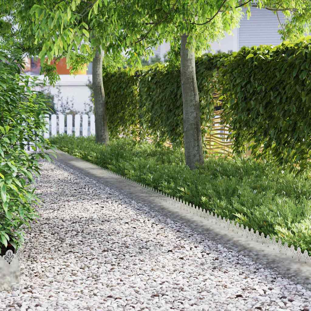 Gazonranden 10 pcs Zilver 103 x 0,05 x 22 cm is nu te koop bij PeponiXL, paradijselijk wonen!