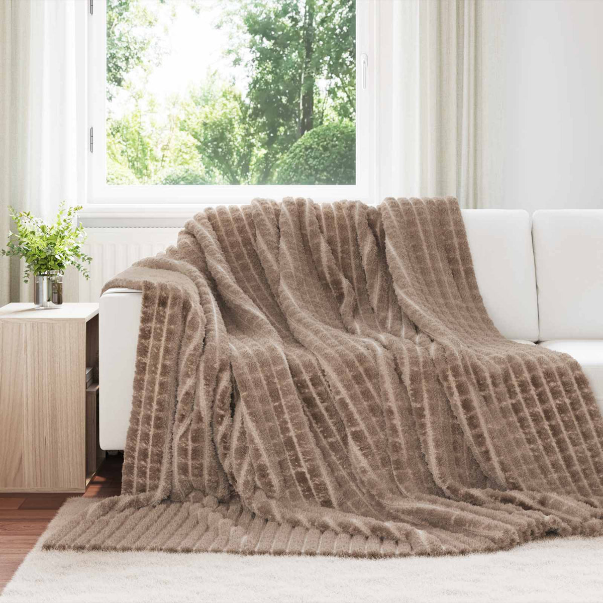 Gooi Deken Kameel 240 x 220 cm Fleece is nu te koop bij PeponiXL, paradijselijk wonen!