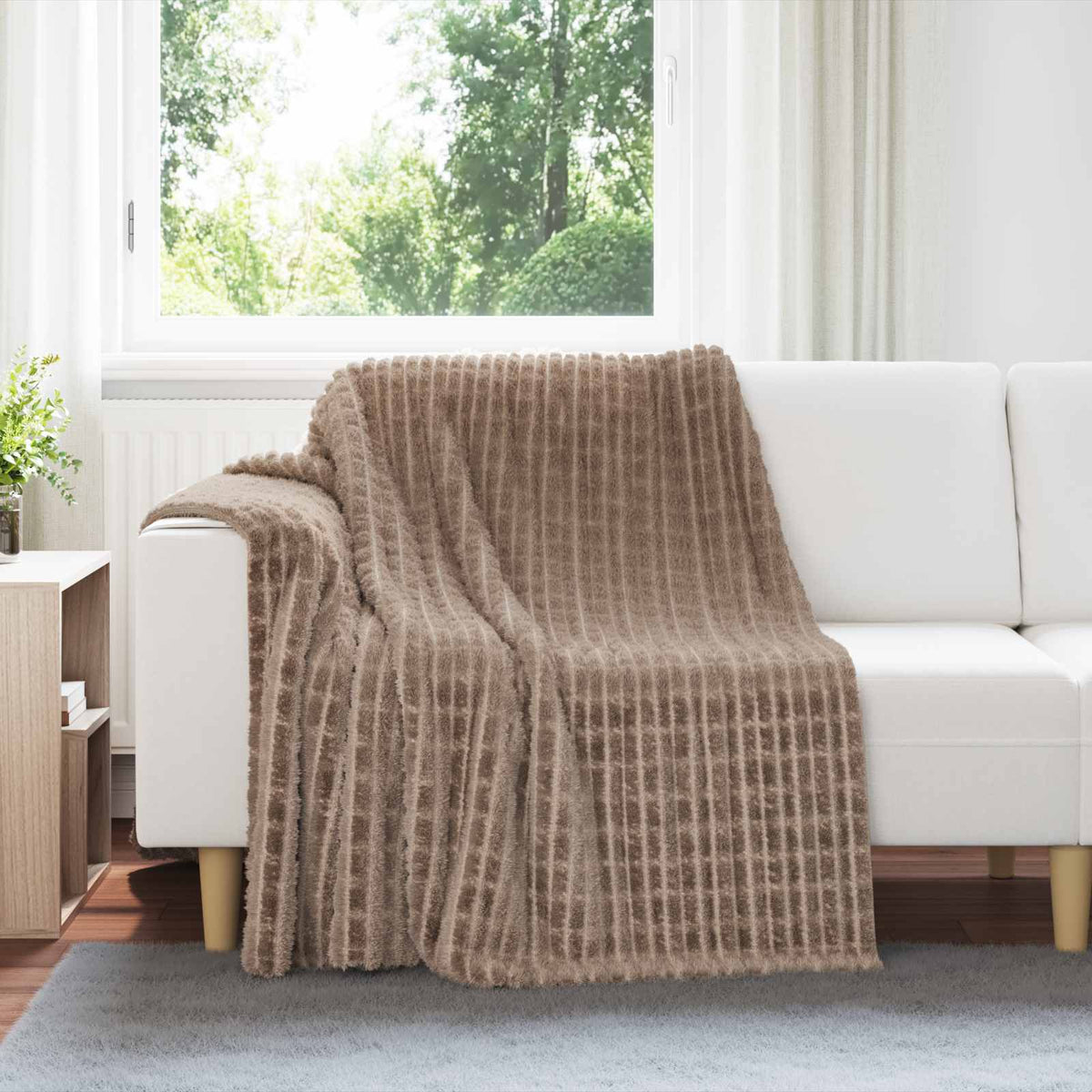 Kleden 6 pcs Kameel 200 x 150 cm Fleece is nu te koop bij PeponiXL, paradijselijk wonen!