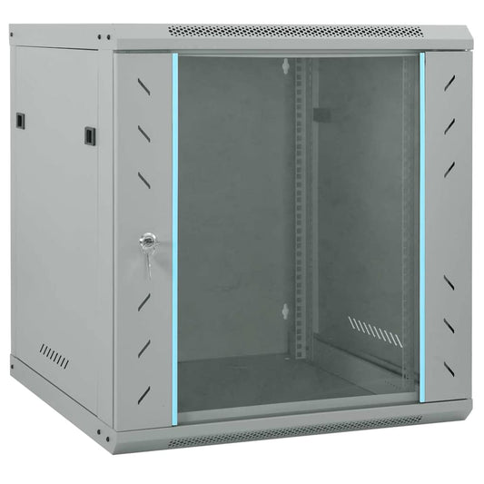 Netwerk kabinet met opslag Grijs 60 x 45 x 65 cm Staal is nu te koop bij PeponiXL, paradijselijk wonen!