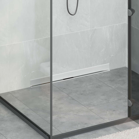 Wandgemonteerde Douche Afvoer Zilver 80 cm Roestvrij staal 304 is nu te koop bij PeponiXL, paradijselijk wonen!