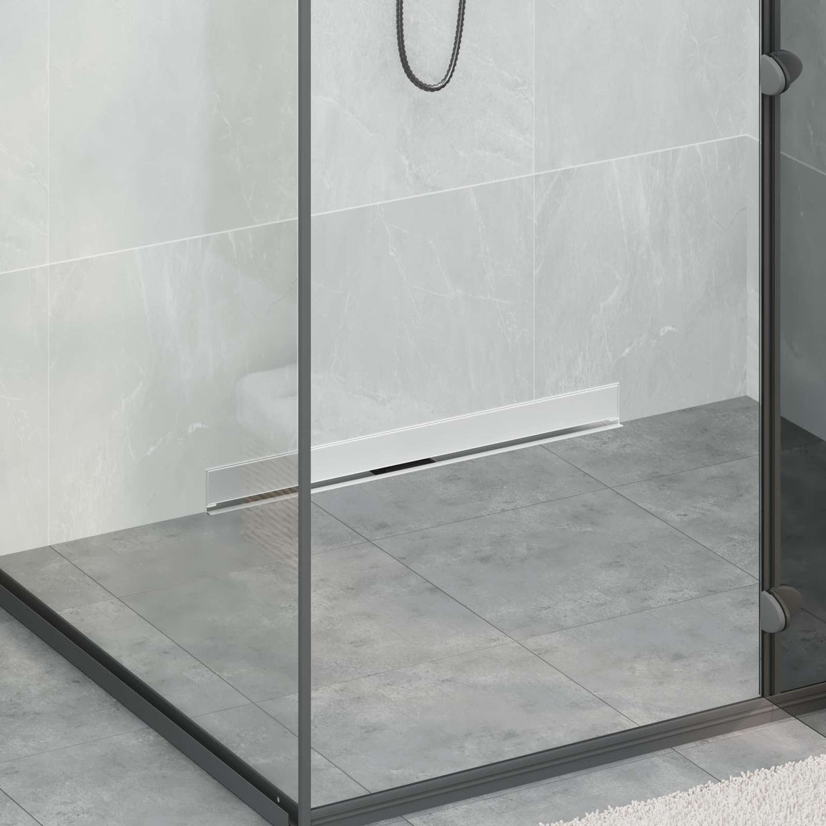 Wandgemonteerde Douche Afvoer Zilver 70 cm Roestvrij staal 304 is nu te koop bij PeponiXL, paradijselijk wonen!