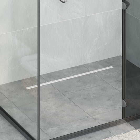 360° Doucheafvoer Met Slank Model Zilver 80 cm is nu te koop bij PeponiXL, paradijselijk wonen!