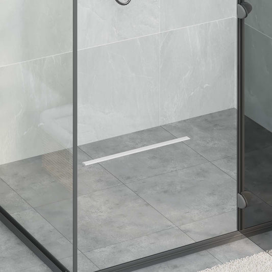 360° Doucheafvoer Met Slank Model Zilver 50 cm is nu te koop bij PeponiXL, paradijselijk wonen!