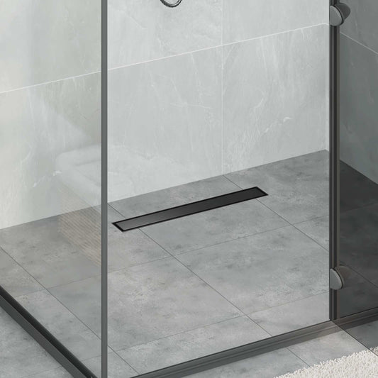 2 in 1 Doucheafvoer Zwart 50 cm Roestvrij staal 304 is nu te koop bij PeponiXL, paradijselijk wonen!