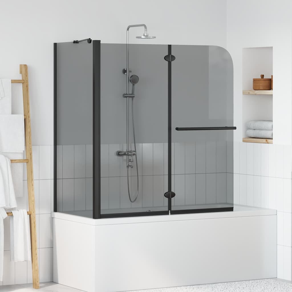 Bi-Vouw Douche Omheining Donker Transparant 120 x 67 x 129 cm is nu te koop bij PeponiXL, paradijselijk wonen!