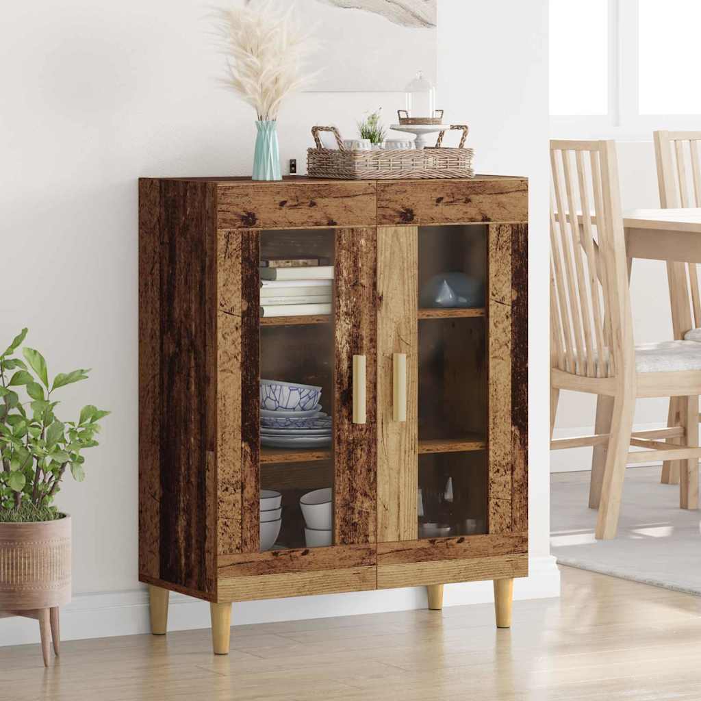 Dressoir Oud Hout 69,5 x 34 x 90 cm Bewerkt hout is nu te koop bij PeponiXL, paradijselijk wonen!