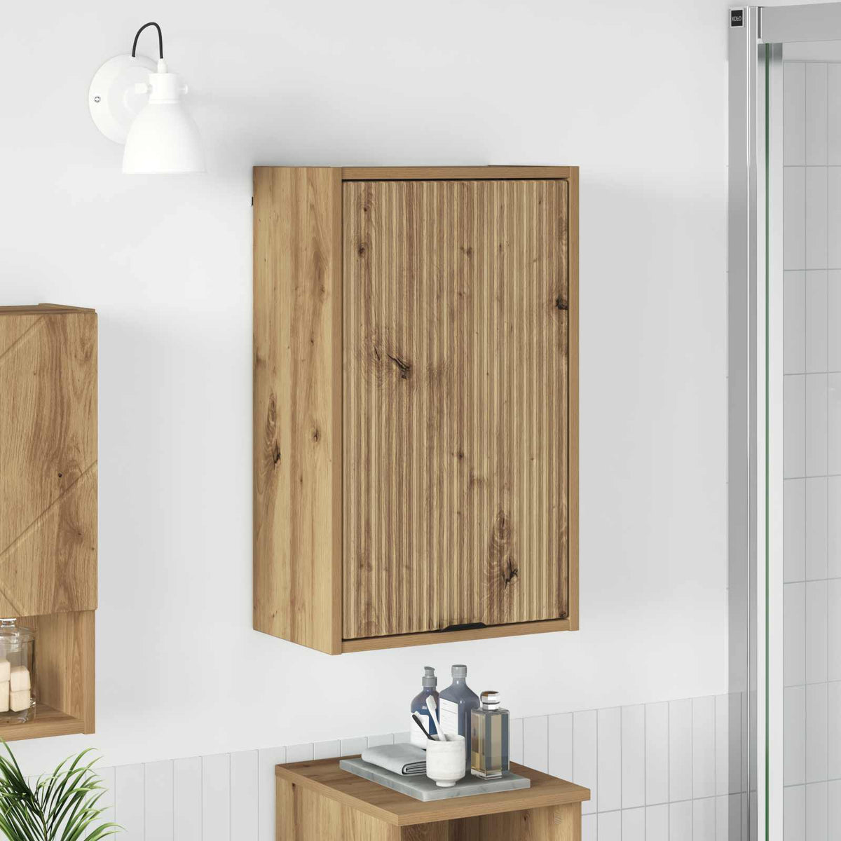 Badkamer Kast Artisan Eiken 39 x 23,5 x 65 cm is nu te koop bij PeponiXL, paradijselijk wonen!