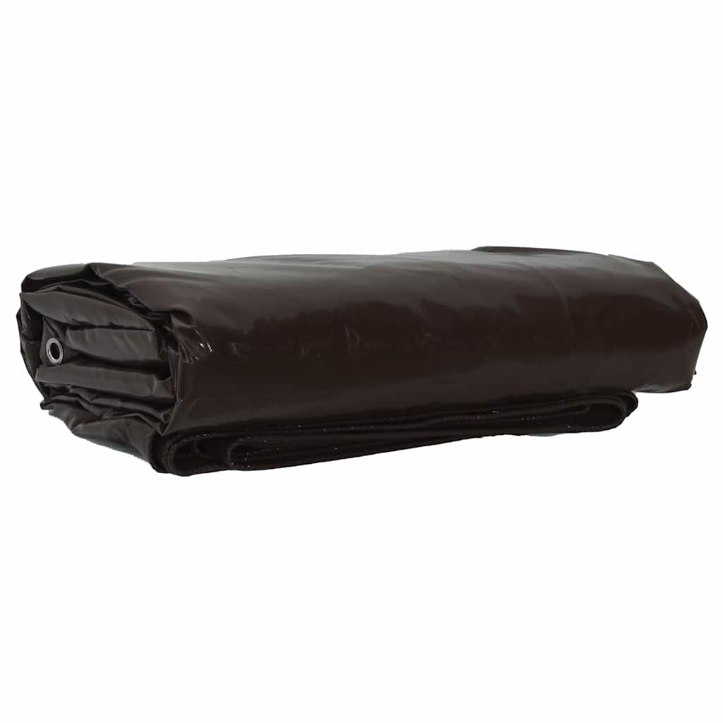 Zeil 650g / m² Bruin 4 x 4 m Canvas met PVC-coating is nu te koop bij PeponiXL, paradijselijk wonen!