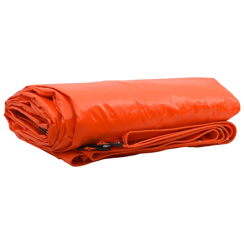 Zeil 650g / m² Oranje 5 x 7 m Canvas met PVC-coating is nu te koop bij PeponiXL, paradijselijk wonen!