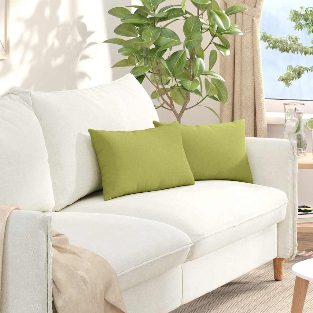 Sofa Kussens 2 pcs Lichtgroen 50 x 30 cm Stof is nu te koop bij PeponiXL, paradijselijk wonen!