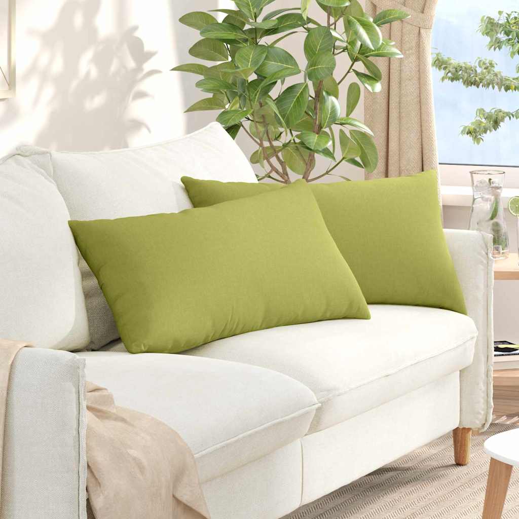 Sofa Kussens 2 pcs Lichtgroen 80 x 40 cm Stof is nu te koop bij PeponiXL, paradijselijk wonen!