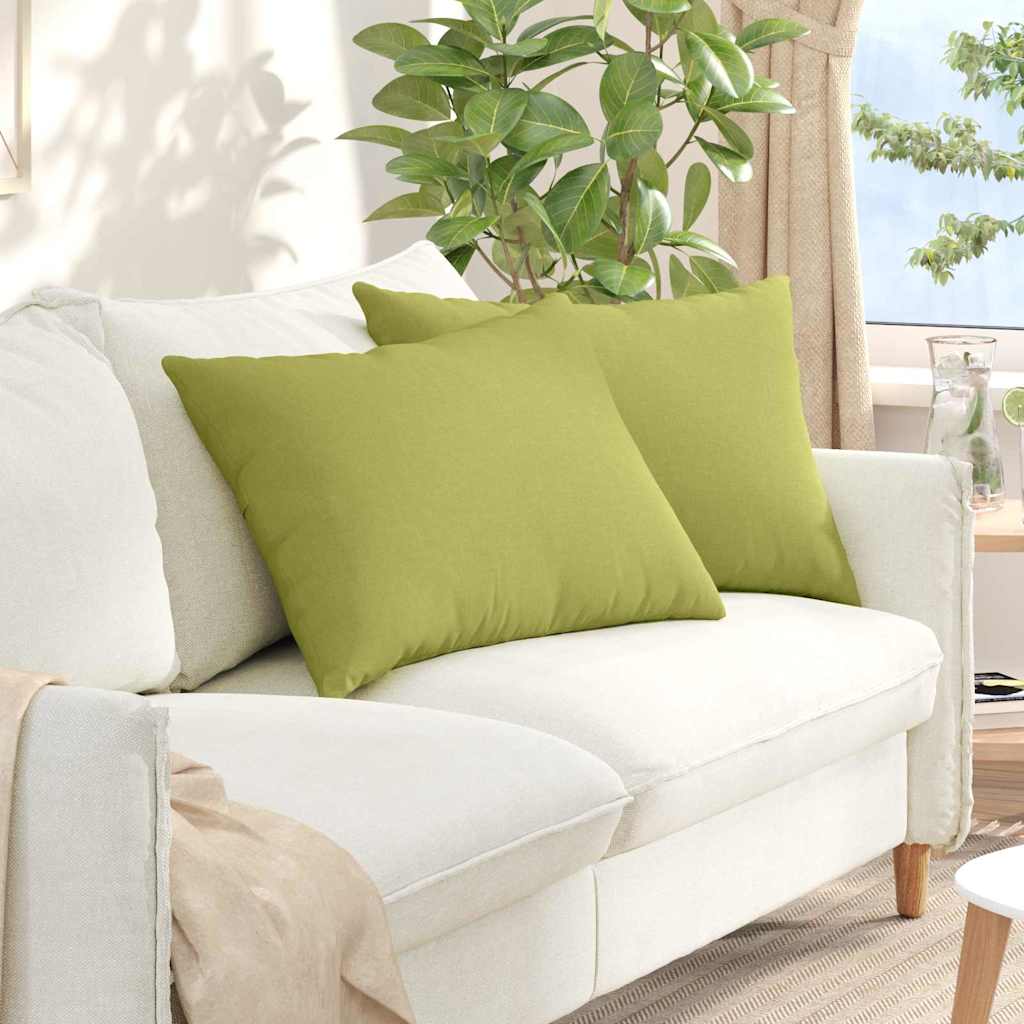 Sofa Kussens 2 pcs Lichtgroen 70 x 50 cm Stof is nu te koop bij PeponiXL, paradijselijk wonen!