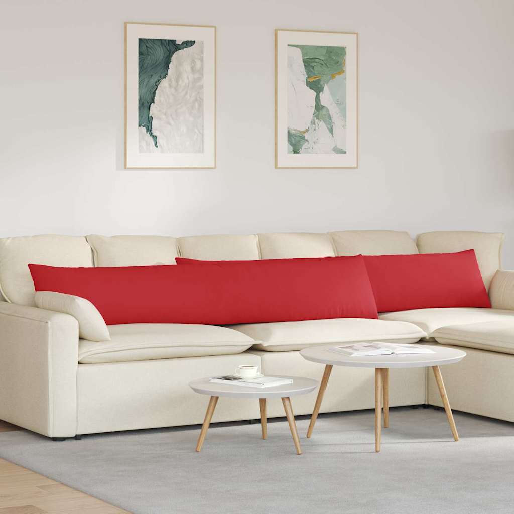 Sofa Kussens 2 pcs Rood 200 x 40 cm Stof is nu te koop bij PeponiXL, paradijselijk wonen!