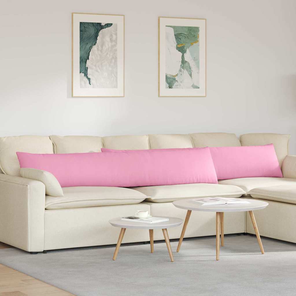 Sofa Kussens 2 pcs Roze 200 x 40 cm Stof is nu te koop bij PeponiXL, paradijselijk wonen!