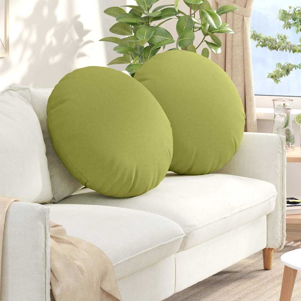 Zitkussens 2 pcs Lichtgroen Ø60 x 21 cm Stof is nu te koop bij PeponiXL, paradijselijk wonen!