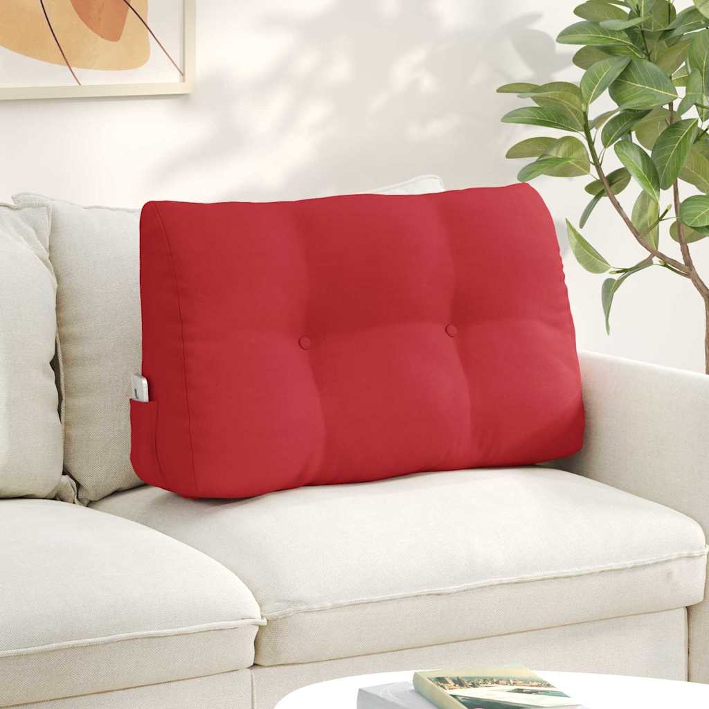 Rugkussen Rood 80 x 24 x 50 cm Stof is nu te koop bij PeponiXL, paradijselijk wonen!