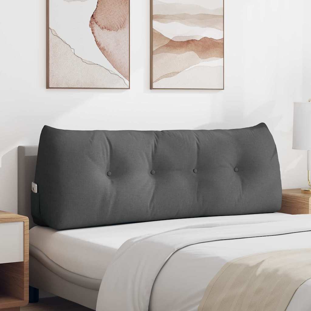 Rugkussen Donkergrijs 140 x 24 x 50 cm Stof is nu te koop bij PeponiXL, paradijselijk wonen!
