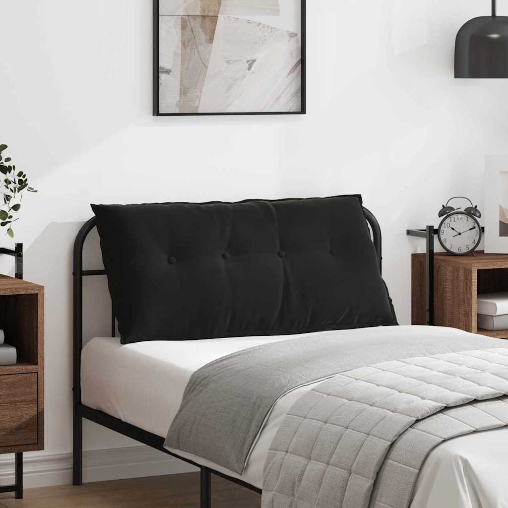 Rugkussen Zwart 100 x 50 cm Cordstof is nu te koop bij PeponiXL, paradijselijk wonen!