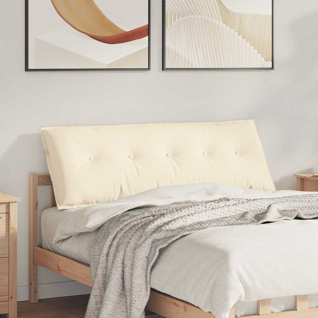 Rugkussen Crème 140 x 50 cm Cordstof is nu te koop bij PeponiXL, paradijselijk wonen!