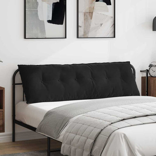 Rugkussen Zwart 160 x 50 cm Cordstof is nu te koop bij PeponiXL, paradijselijk wonen!