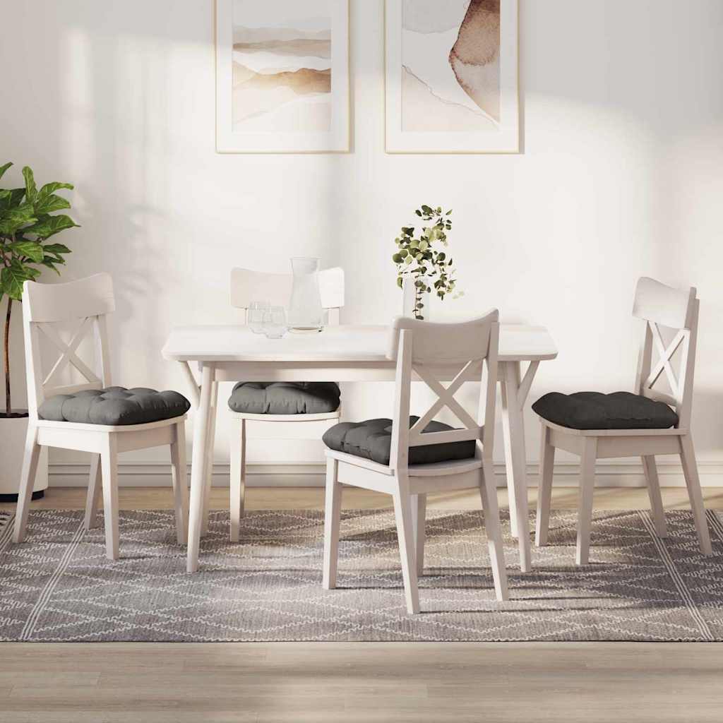 Zitkussens 4 pcs Lichtgrijs 40 x 40 cm Katoen Stof is nu te koop bij PeponiXL, paradijselijk wonen!